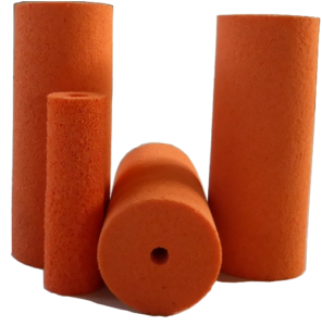 Sponge rubber rollers