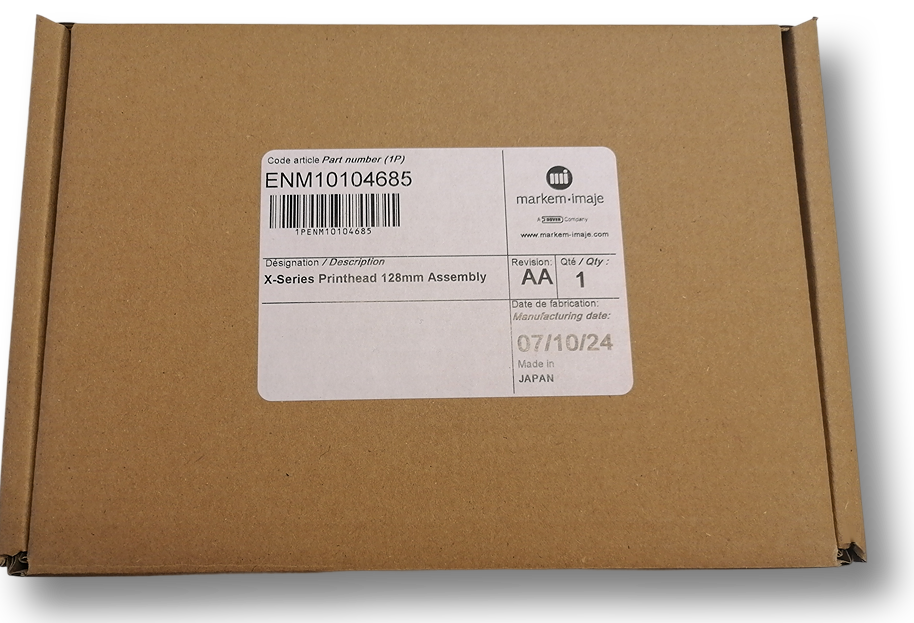 thermal printhead for X60-128 or X65-128 from Markem® box